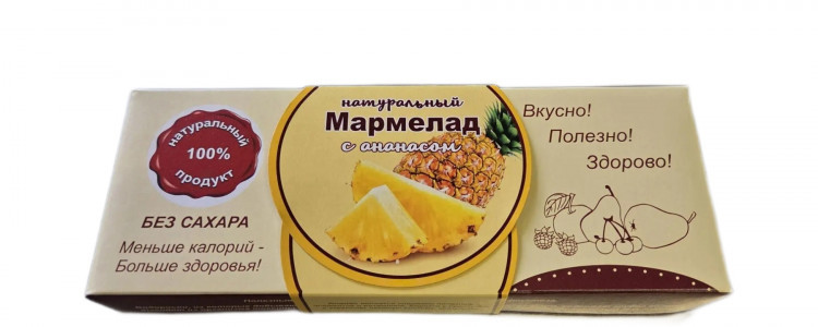  Мармелад натуральный "Ананас" 140г  в Ростове-на-Дону