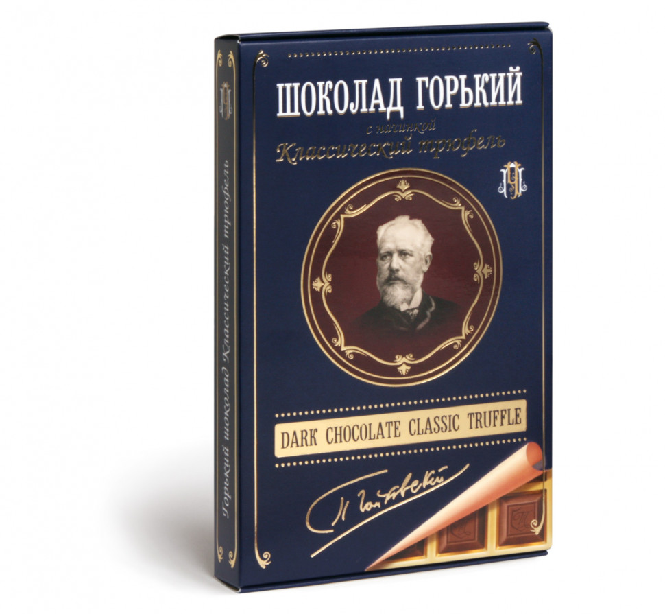  Фабрика Томер  Горький шоколад ТРЮФЕЛЬ классический (Чайковский), 112г в Ростове-на-Дону