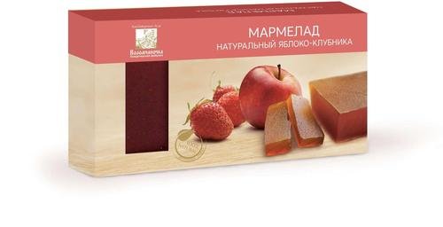  Мармелад пластовый 210г Яблоко-Клубника в Ростове-на-Дону
