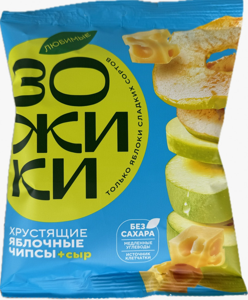  Зожики Яблочные чипсы с сыром, 25г  в Ростове-на-Дону